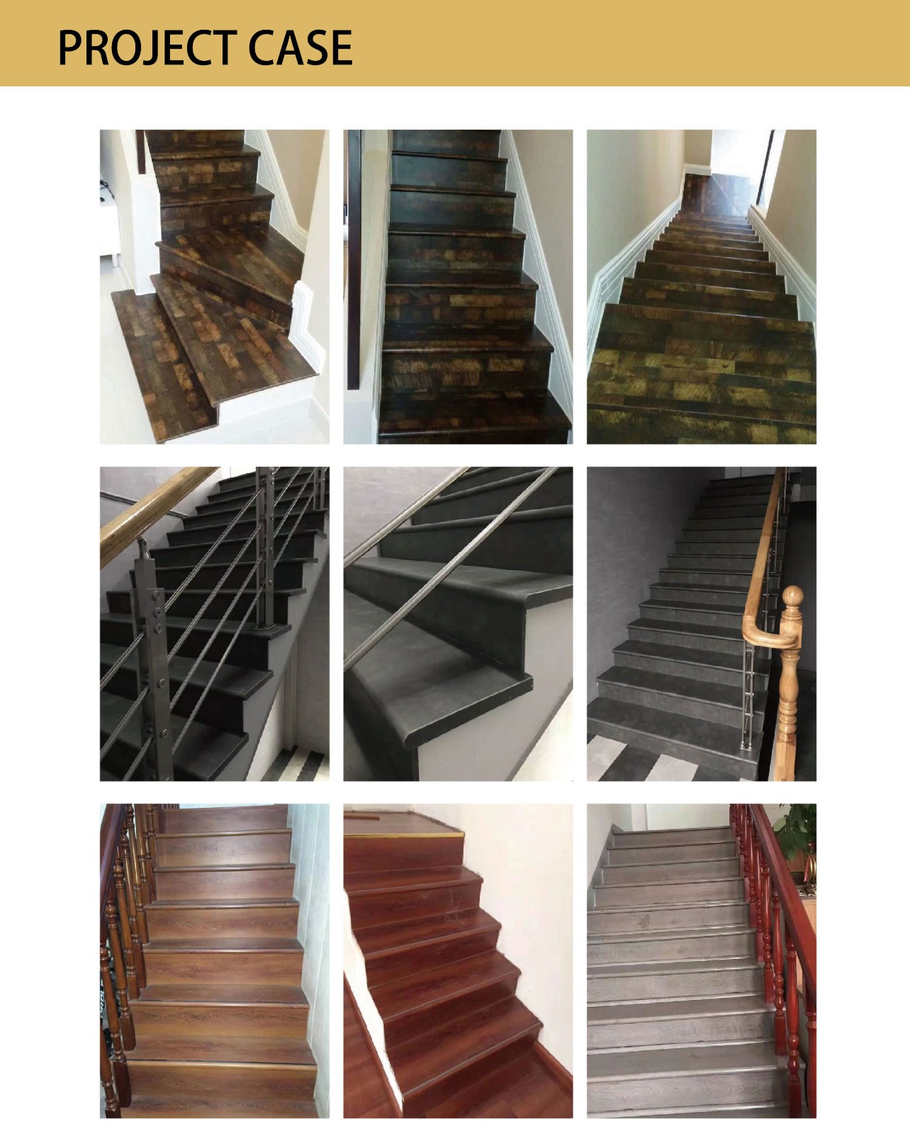 New Collection Laminate WPC SPC Stair Tread