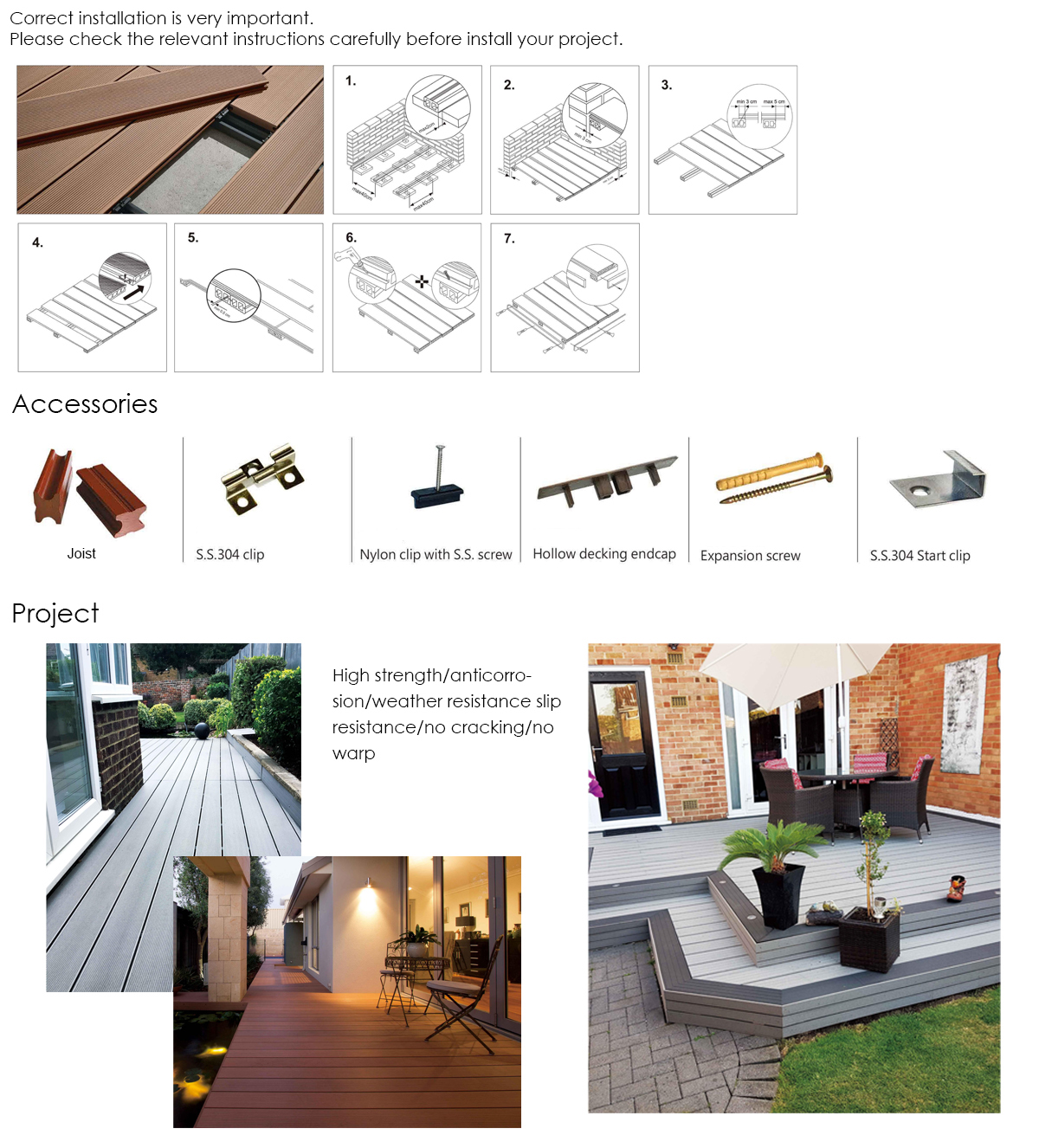 WPC Decking GLD-001