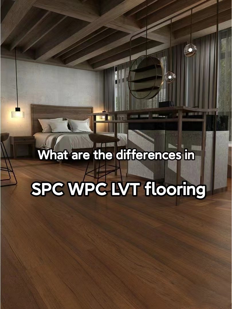 What are the differences in SPC /WPC /LVT flooring