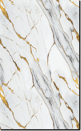 Gilded Luxury Marble Interior Bamboo Wood Fiber Wall Panel