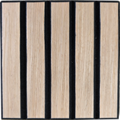 GL-AB01 Square Acoustic Oak Wood Slat Wall Panels