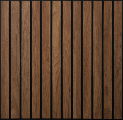 GL-AB03 Square Acoustic Walnut Wood Slat Wall Panels