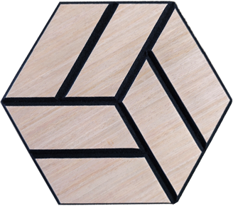 GL-HAB011 Hexagon Acoustic Oak Wood Slat Wall Panels
